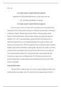 Topic 5 CBT.docx   CNL: 500  Case Study Analysis: Cognitive Behavioral Approach   Department of Clinical Mental Health Sciences, Grand Canyon University  CNL: 500 Theories and Models of Counseling  Case Study Analysis: Cognitive Behavioral Approach  The t