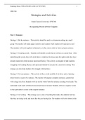 Strategies and Activities 560 11 25.docx   SPD 560  Strategies and Activities  Grand Canyon University: SPD 560  Recognizing Words in Print Template  Part 1: Strategies  Strategy 1: Be the sentence  €“ This activity should be used in a classroom setting i