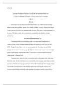 SOX Paper  .docx   CYB-220  Inventor Protection Program: A Look into The Sarbanes-Oxley Act  College of Humanities and Social Sciences, Grand Canyon University  CYB-220  Abstract   In this paper, the main focus is on the Sarbanes-Oxley Act of 2002 and the