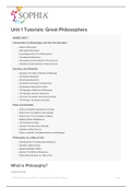 SOPHIA Unit_1_tutorials_great_philosophers (2020) | SOPHIA Unit_1_tutorials_great_philosophers _100%