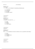 PSYC 300 Week 7 Quiz Answers Latest Version