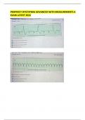 PROPHECY DYSTHYMIA ADVANCED WITH MEASUREMENTS A EXAM LATEST 2024