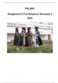 PVL2601 Assignment 2 (COMPLETE QUESTIONS & ANSWERS) Semester 2 2024 100% satisfaction guarantee