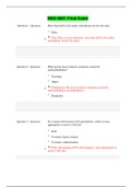 SOUTH UNIVERSITY: NSG6001 WEEK 1, 2, 3, 4, 5 KNOWLEDGE CHECK QUIZ, NSG6001 FINAL EXAM (2 VERSIONS), NSG6001 MIDTERM EXAM (2 VERSIONS) & NSG6001 FINAL EXAM AND MIDTERM EXAM STUDY GUIDE: | LATEST, 2021 | SOUTH UNIVERSITY |100% CORRECT Q & A, DOWNLOAD TO SEC