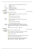 NURS 4465 Module 2 Quiz_NURS4465 Test Module 2: Review/Quiz Questions and Answers