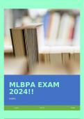 MLBPA EXAM 2024!!