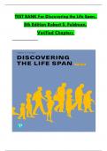 TEST BANK For Discovering the Life Span, 5th Edition Robert S. Feldman, Verified Complete Newest Version