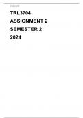 TRL3704  ASSIGNMENT 2 SEMESTER 2 2024