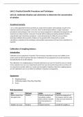 BTEC Applied Science Unit 2, Assignment A (FULL ASSIGNMENT)