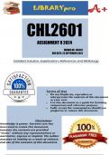 CHL2601 Assignment 8 2024 (165437)