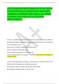 ATI NUTRTION PROCTORED ACTUAL FINAL  EXAM WITH REAL QUESTIONS AND WELL  VERIFIED ANSWERS [GRADED A+] LATEST  VERSION 2024-4045//ATI NUTRITION  PROCTORED!!!