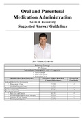 Oral and Parenteral Medication Administration Skills & Reasoning Suggested Answer Guidelines Jerry Williams, 62 years old /  RNSG 1533 Answer Key Perfusion Lab_CHF Assignment.