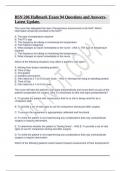 BSN 206 Hallmark Exam 94 Questions and Answers-Latest Update.