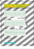 RELIAS BASIC DYSRHYTHMIA ASSESSMENT A EXAM LATEST (2024-2025) A+ GUARANTEED PASS