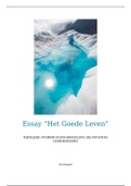 Essay "Het Goede Leven" op basis van ZZP in 2020 en later.