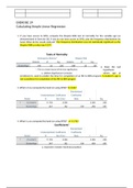 HLT 362 V Statistics Module 5 Exercise 29 and 35 (90points)