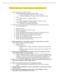 Maryville University - NURS 612 AHA Exam 2 Study Guide from Chen Walta Review. AHA Exam 2 Study Guide from Chen Walta Review