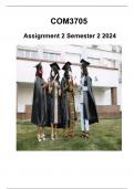 COM3705 Assignment 1 (COMPLETE ANSWERS) Semester 2 2024 - DUE 30 August 2024