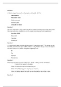 NUR 2488 Mental Health Nursing Exam 1 (50 Q & A)(Latest 2021), VERIFIED ANSWERS, Rassmussen College.