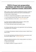 PHTLS Exam test preparation Questions and Must have marking scheme Updated version 2024/2025