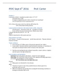 PSYC 2314, PSYCHOLOGY exam 3 study guide.