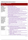 NURS612 Key Points to Review for Exam 2 / NURS 612 Key Points to Review for Exam 2. A+ Graded.