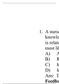 NURSING 101 Chapter 49 Assessment and Management of Patients With Hepatic Disorders Questions and Answers