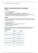 Week 4 Capsim Simulation Completion