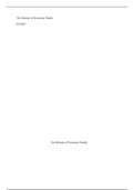 The Measure of Economic Health.docx  The Measure of Economic Health  ECO203  The Measure of Economic Health  GDP, or Gross Domestic Product, is defined as the value of final goods and services that are produced in a country  s territories within a certain