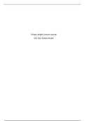 Primary Health Concern Journal.docx    Primary Health Concern Journal  HCS 326: Holistic Health  After reading this week's chapter in our text and doing the self-evaluation, I realized a PCH I would like to address would be my insomnia. I would like to