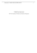 MGT 302   Week 4 Assignment.docx    T-Mobile Process Improvement  MGT 302 Foundations of Production and Operations Management    Introduction  Wireless carriers are constantly jockeying for share of port-ins (also known as SOPI, which is the percentage of