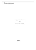 MGT330 Week 4 assignment.docx    Managing an Amazon Warehouse  Name  MGT 330 Week 4 Assignment  Introduction  I have just been promoted to manager and I am so excited to be able to put my take on the five functions of management. These five different func