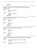 NUR 1172 Nutritional Principles Final Exam 3