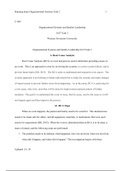 C489 Task2.docx    C-489  Organizational Systems and Quality Leadership  SAT Task 2  Western Governors University  Organizational Systems and Quality Leadership SAT Task 2  A. Root Cause Analysis  Root Cause Analysis (RCA) is a tool and process used to de