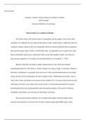 Assessment 3 PSYCH4700    2 3  1 .docx           PSYCH 4600   Literature Analysis: Marital Status & Condition of Health   PSYCH 4600   Research Methods in Psychology   Marital Status & Condition of Health   This study looks at the marital status of respon