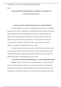 Advanced Information Management and the Application of Technology......DALLAS   5 .docx  C791  Advanced Information Management and the Application of Technology-C791  Western Governors University   A.Discuss and analyze health information systems by doing