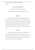 Positive and Negative Punishment.docx  PSY7708  Positive and Negative Punishment  Harold Abel School of Psychology, Capella University  PSY7708 Section 18: Basic Foundations in Applied Behavior Analysis  Introduction   In colloquial terms the word punishm