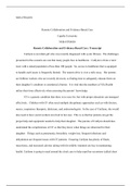 nhsfpx4030  assessment4 1.docx  NHS-FPX4030  Remote Collaboration and Evidence-Based Care  Capella University  NHS-FPX4030  Remote Collaboration and Evidence-Based Care: Transcript  Caitlynn is an infant girl who was recently diagnosed with cystic fibrosi