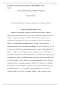 FP6011  Assessment2 1.docx  FP6011  Evidence-Based Population Health Improvement Plan  Capella University  Evidence-Based Practice for Patient-Centered Care and Population Health  Widespread Population Health Concern  Diabetes is a chronic health conditio