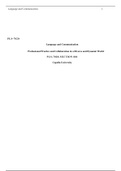 Week 4 Assignment APA Paper FINAL.docx  PLS-7020  Language and Communication  Professional Practice and Collaboration in a Diverse and Dynamic World  PLS-7020-SECTION 801  Capella University  Language and Communication within Pubic Service Leadership  Lan