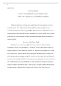 U5A1 COUN5336.docx  COUN 5336  Carter Case Analysis  School of Nursing and Health Sciences, Capella University  COUN 5336: Counseling and Advocating Diverse Populations  Multiracial Americans are fast growing population in the United States as well as all