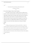 Task for Diversity.docx    C487  Fundamentals of Diversity, Inclusion, and Exceptional Learners  Performance Assessment  B  B1- Case #42, Developing U.S. History Content Vocabulary    In case number 42, the class is made of 12 students who are ELL at diff