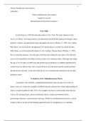 SWK5003 Unit 3 Assignment 1.docx  SWK5003  Theory Identification and Analysis  Capella University  Human Behavior Social Environment 1  Case Study  Joe the King is a 1999 film that takes place in New York. The main character in the movie, Joe Henry, was b