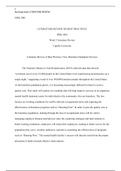 SWK5001 Week 8 Assignment.docx (1)  SWK 5001  LITERATURE REVIEW OF BEST PRACTICES  SWK 5001  Week 5 Literature Review  Capella University  Literature Review of Best Practices: New Homeless Outpatient Services      The National Alliance to End Homelessness