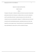 Research on Counselor and Client Safety.docx    Research on Counselor and Client Safety  Capella University  Abstract  The purpose of this paper is to illustrate the differences between the assessment of mental health professionals and client risk. In thi