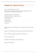 Chapter 23 - Mader Biology (Questions & Answers) Rated 100%