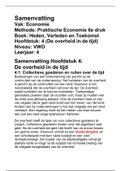 Geweldige, duidelijke samenvatting van Hoofdstuk 4 van Praktische Economie (Heden, verleden en toekomst) VWO 4, inclusief alle begrippen en een duidelijke uitleg over de parlementaire democratie.