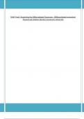 D187 Task 1 Examining the Differentiated Classroom– (Differentiated Instruction) Passed task solution Western Governors University