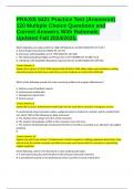 PRAXIS 5421 Practice Test (Answered) 120 Multiple Choice Questions and Correct Answers With Rationale. Updated Fall 2024/2025.