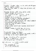 Lecture notes: Maths For Engineers and Scientists (Math1551): Complex Numbers